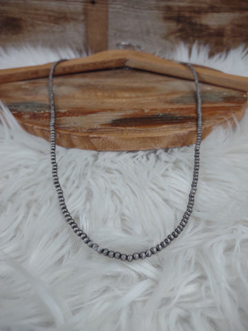 The Want This There Navajo Pearl Silver Necklace