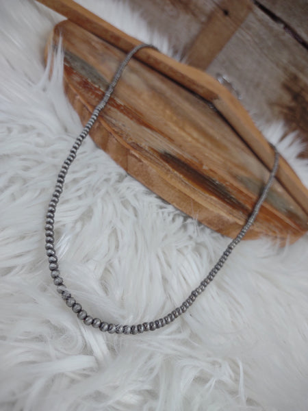 The Want This There Navajo Pearl Silver Necklace
