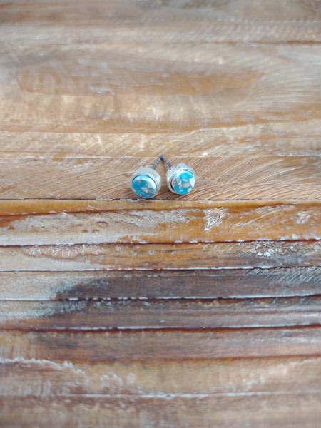 The Gemstone Turquoise Stud Earrings