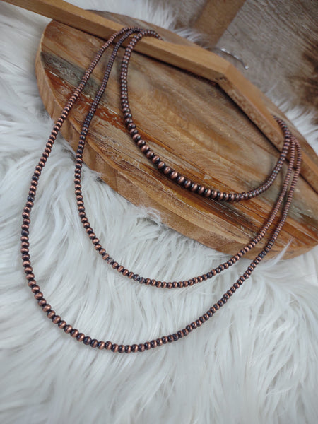 The Simple Start There Copper Necklace