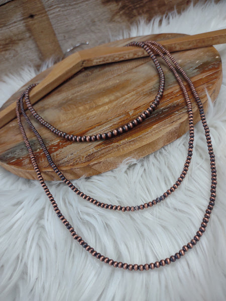 The Simple Start There Copper Necklace