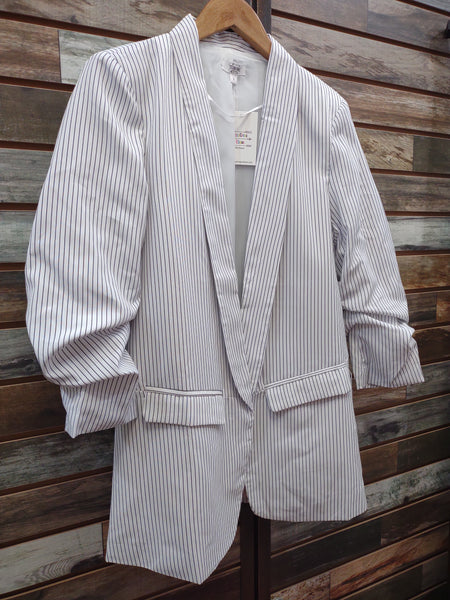 The Bold One Pinstripe Blazer