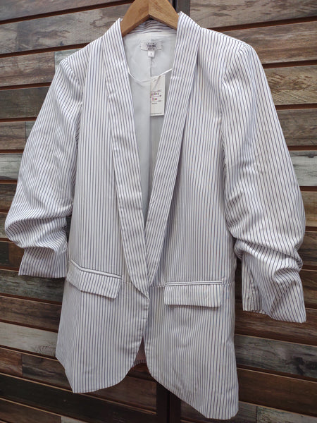 The Bold One Pinstripe Blazer