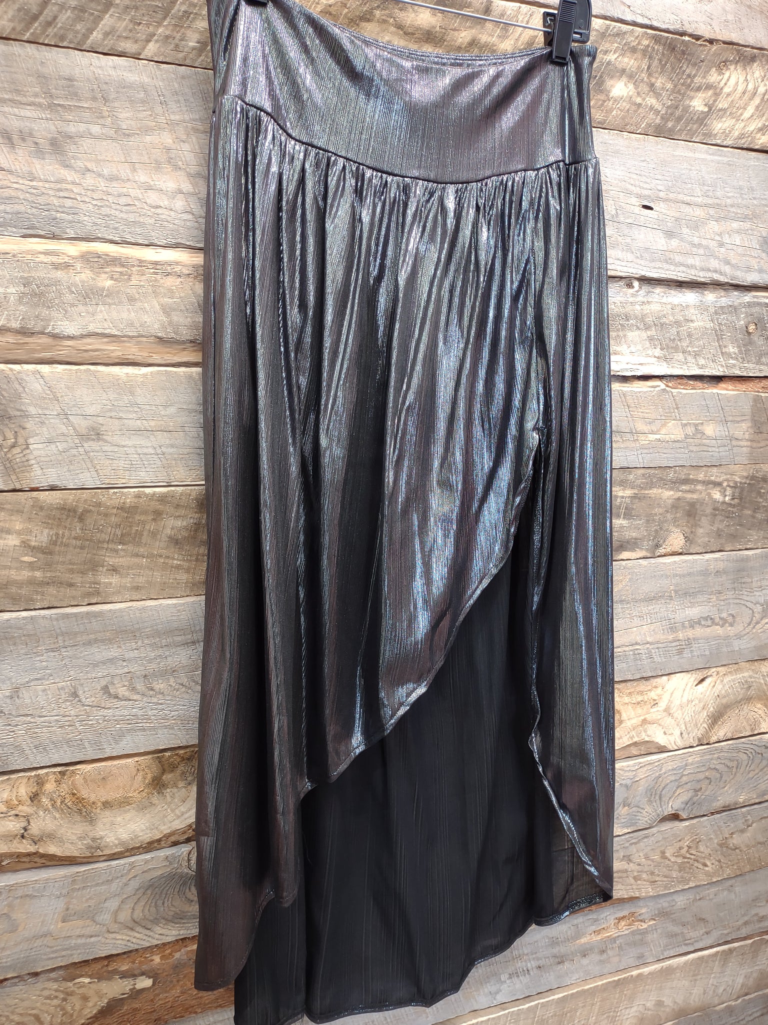 The Charged Up Gunmetal Skirt