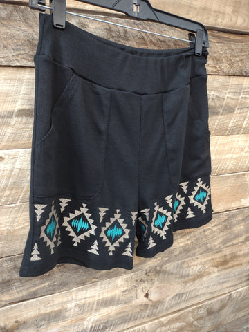 The Aztec Turquoise Shorts