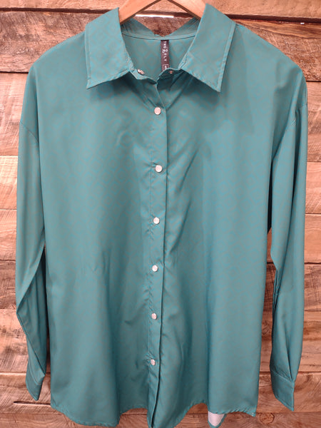 The Kingman Turquoise Top Cardigan