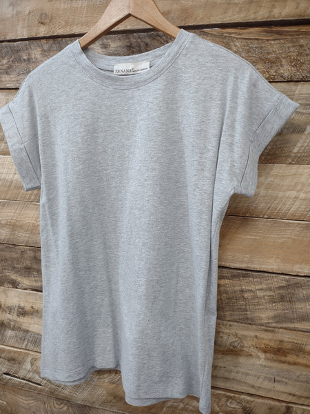 The Take It Basic Heather Grey Top