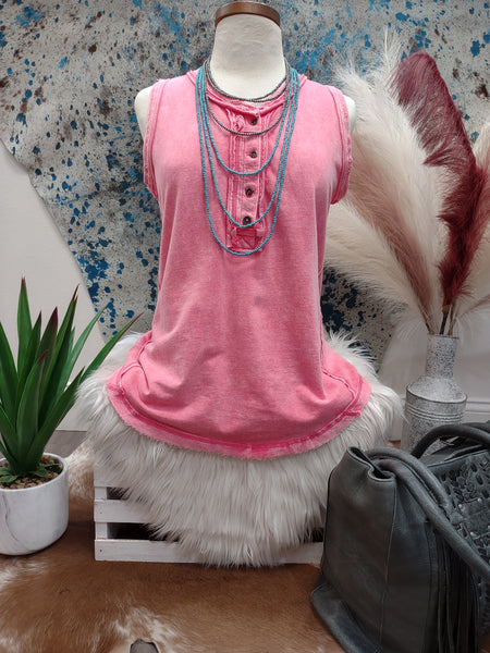 The Best Start Fuchsia Tank Top