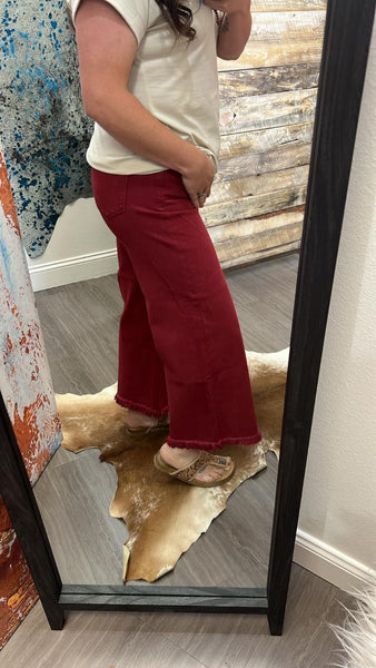 The Rebecca High Rise Wine Jeans