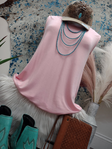 The First Day Dusty Pink Tank Top