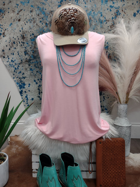 The First Day Dusty Pink Tank Top