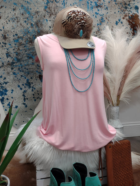 The First Day Dusty Pink Tank Top