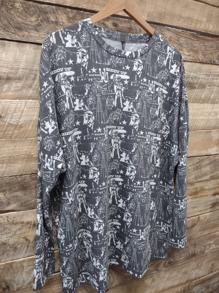 The Cowboy Giddy Up Dolman Top