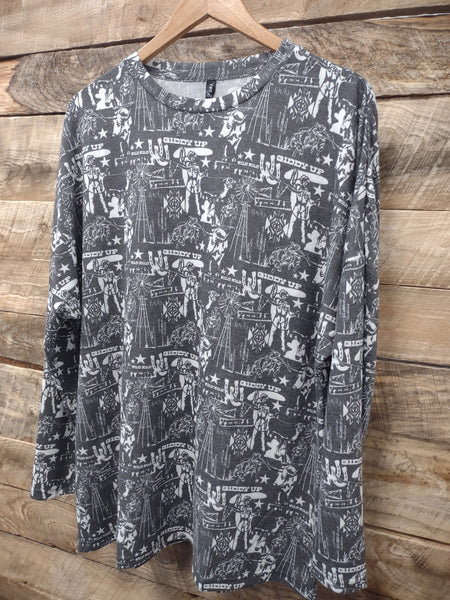 The Cowboy Giddy Up Dolman Top