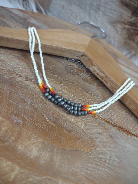 The Strong Start Tribal Bone Necklace