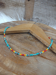 The Arizona Turquoise and Navajo Necklace