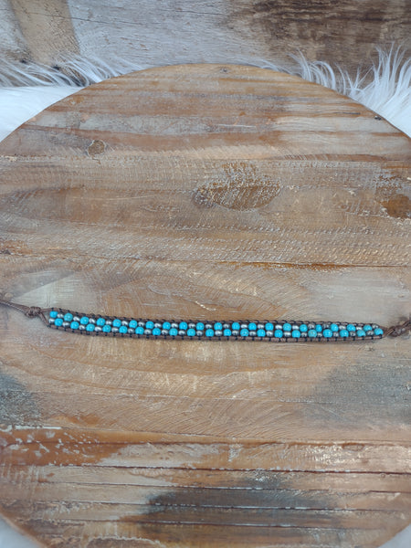 The Wrap Around Turquoise and Navajo Bracelet