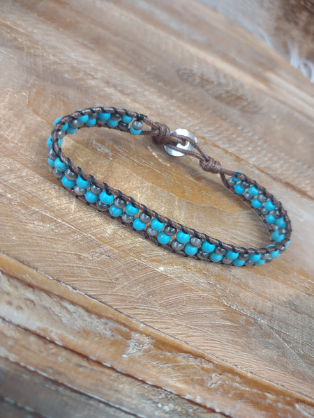 The Wrap Around Turquoise and Navajo Bracelet