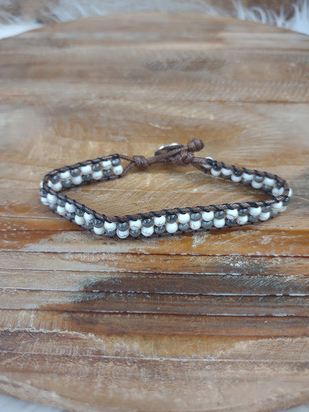 The Wrap Around Bone and Navajo Bracelet