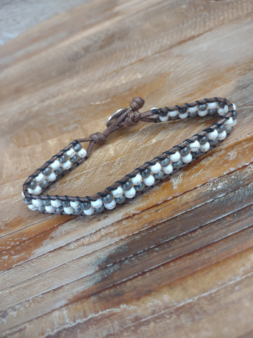 The Wrap Around Bone and Navajo Bracelet