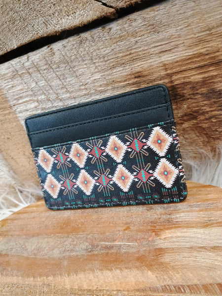 The Diamonds Aztec Black Card Wallet