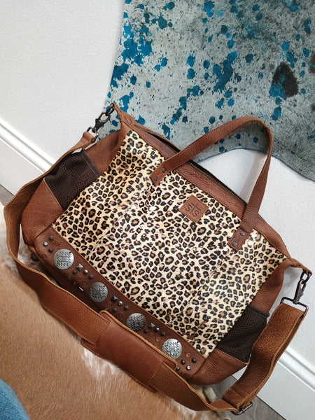 The Sweet Leopard Multi Crossbody Backpack Purse