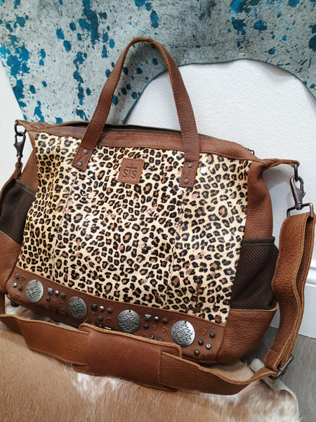 The Sweet Leopard Multi Crossbody Backpack Purse