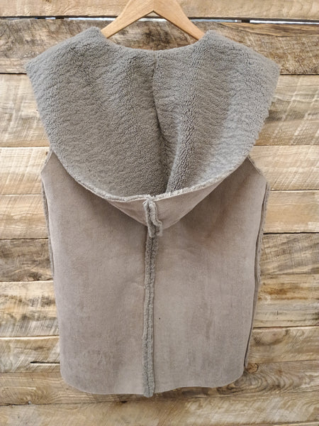 The Walk Up Front Mocha Grey Vest