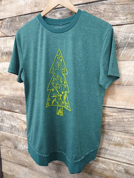The Holidays Tree Green Tee