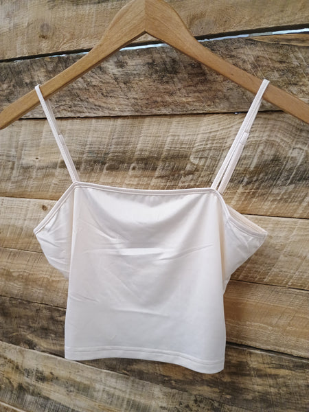 The Cream Crop Tank Top