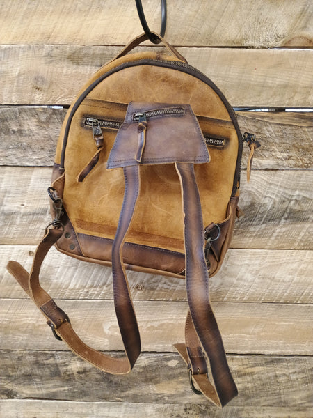 The Sunset Evenings Mini Leather Backpack