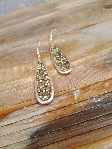 The Shimmer and Shine Gold Earrings