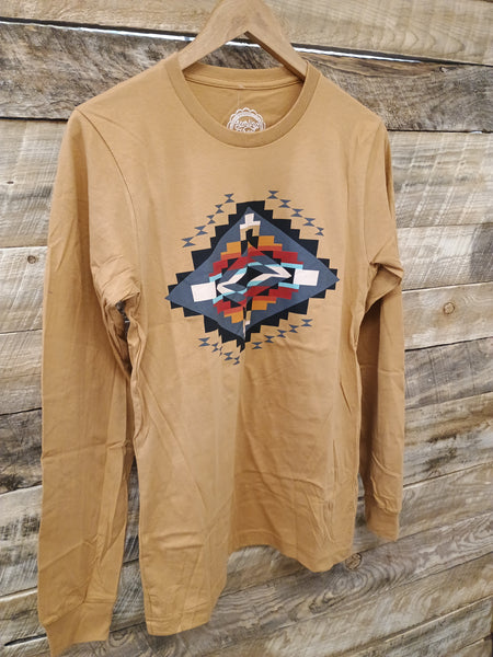 The Aztec Mustard Long Sleeve Tee