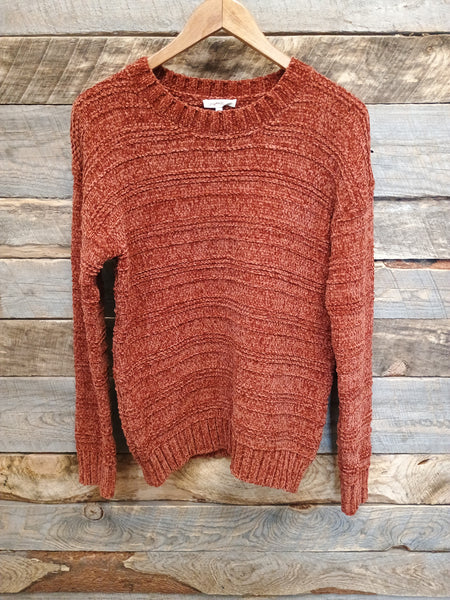 The Way There Rust Sweater