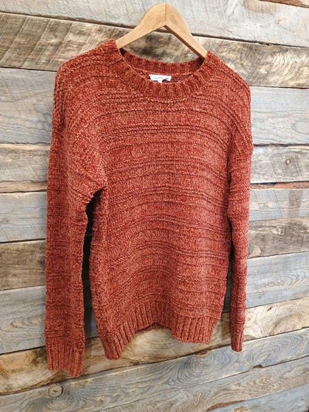 The Way There Rust Sweater