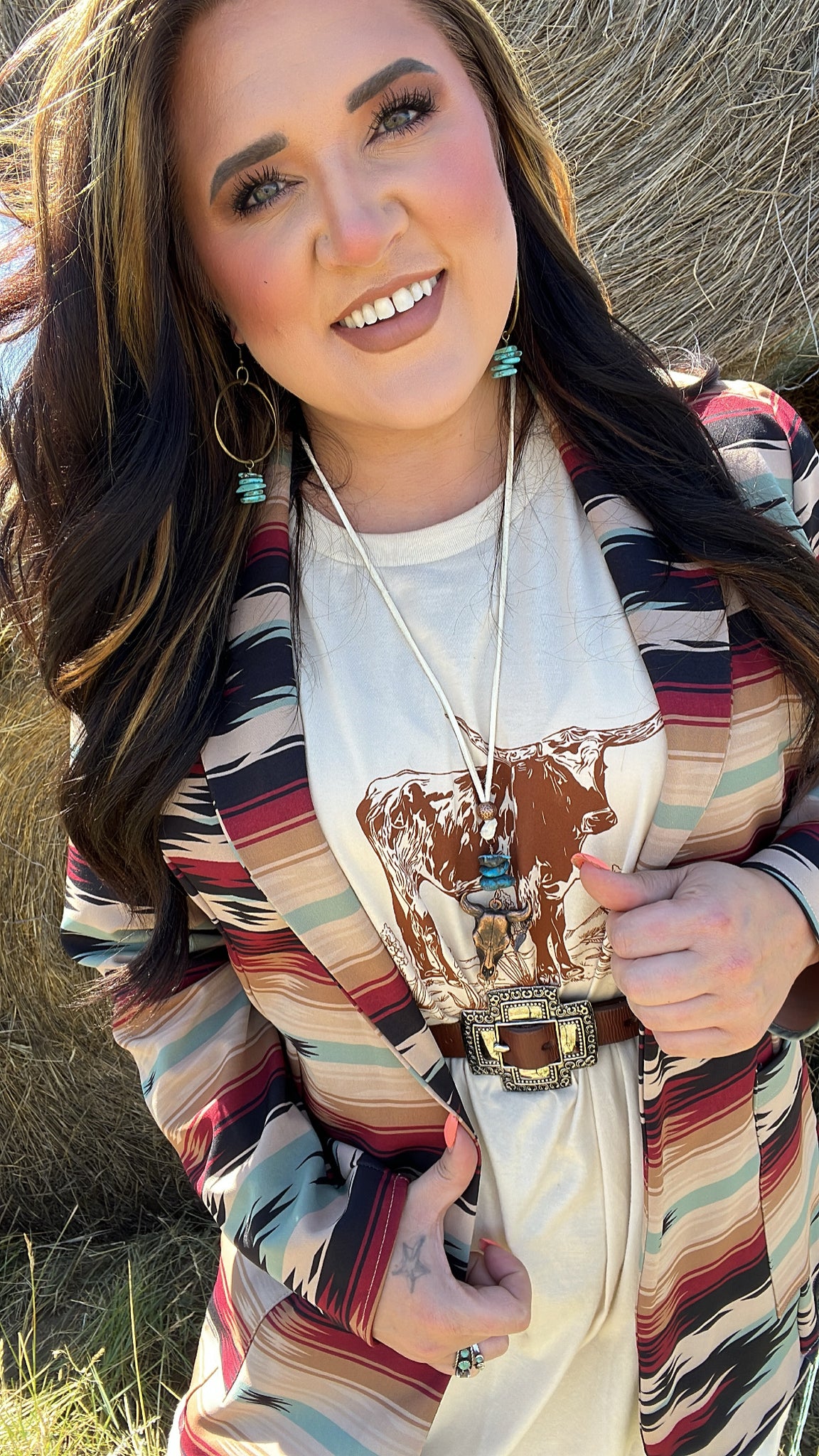 The Longhorn and Yucca Tee