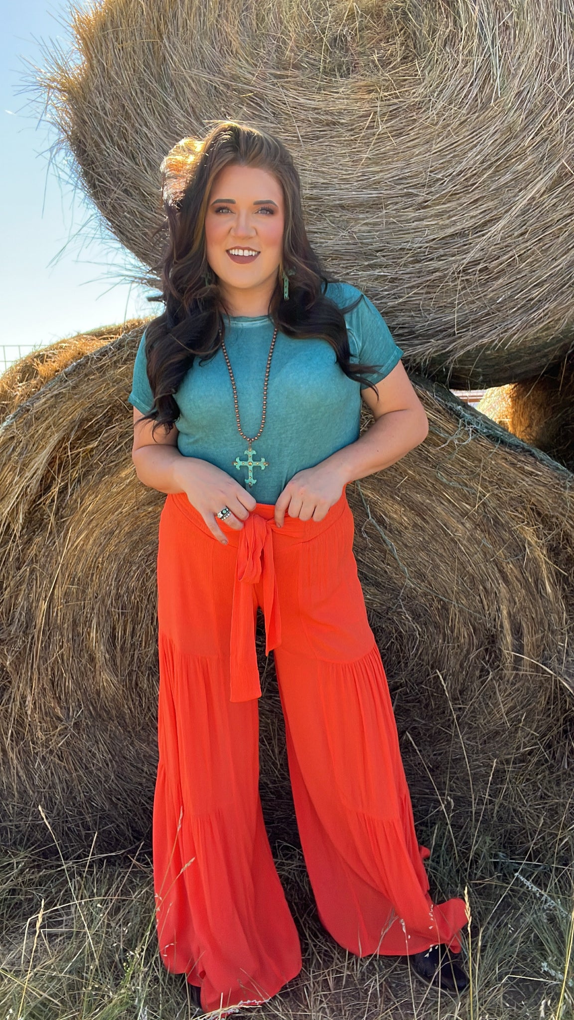 The Boho Orange Pants