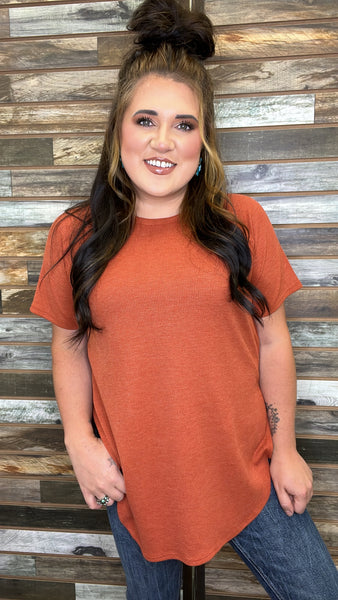 The Waffle Ways Rust Top