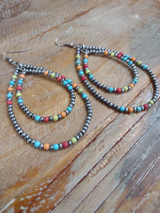 The Double Trouble Multi Earrings