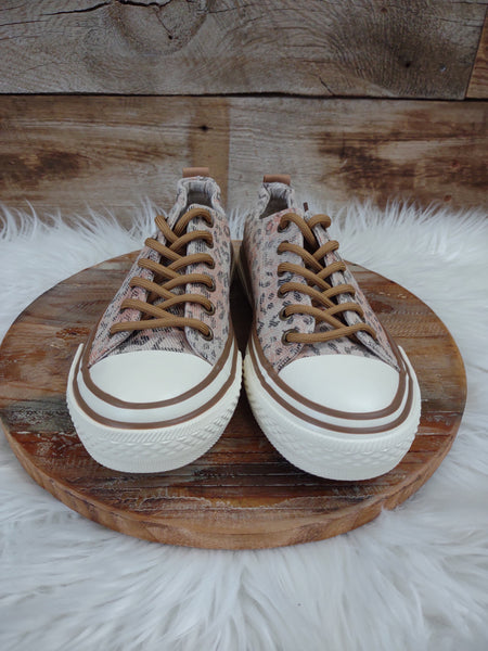 The Taupe and Leopard Sneaker