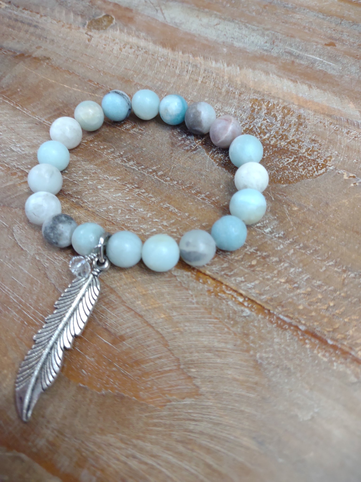 The Flat Muted Mint Stretch Bracelet