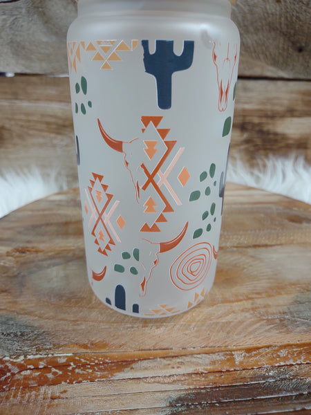 The Western Frosted Tumbler