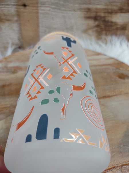 The Western Frosted Tumbler