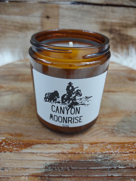 The Canyon Moonrise Western Candle