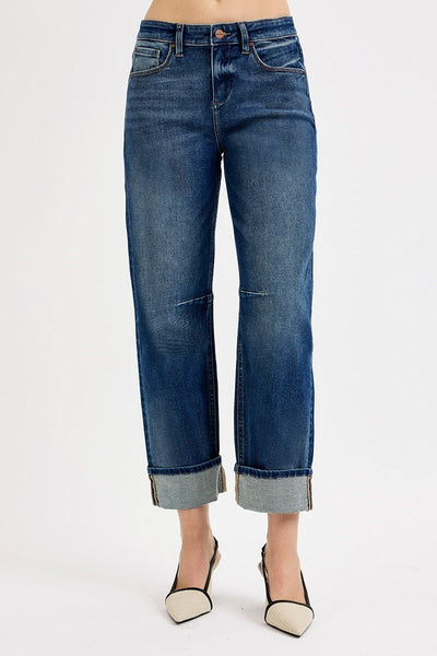 The Nellie Slouchy Crop Barrel Jean