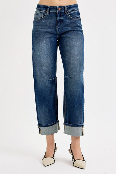 The Nellie Slouchy Crop Barrel Jean