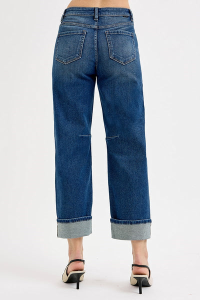 The Nellie Slouchy Crop Barrel Jean