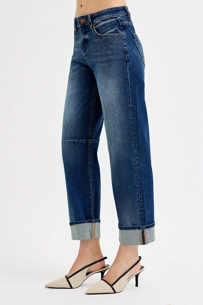The Nellie Slouchy Crop Barrel Jean