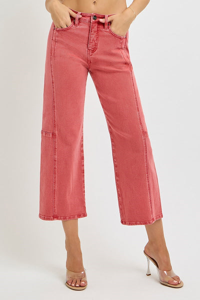 The Bristol Brick High Rise Wide Barrel Jean