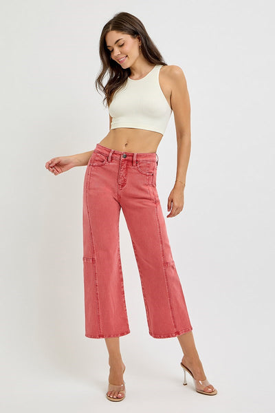 The Bristol Brick High Rise Wide Barrel Jean